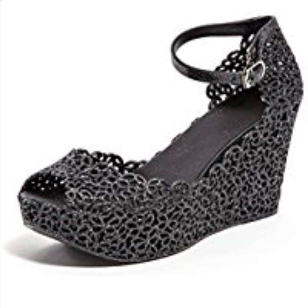 Lady Couture “FUN” PVC WEDGE SANDALS